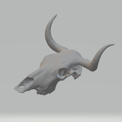 pic-0.png Archivo STL Calavera de vaca・Diseño de impresión en 3D para descargar