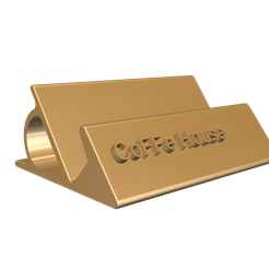 cof.png Coffee shop business card holder