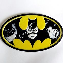 df44753ed9fb451022eefded8c52a7d2_display_large.jpg Free STL file Placa logo Batman・3D printing model to download