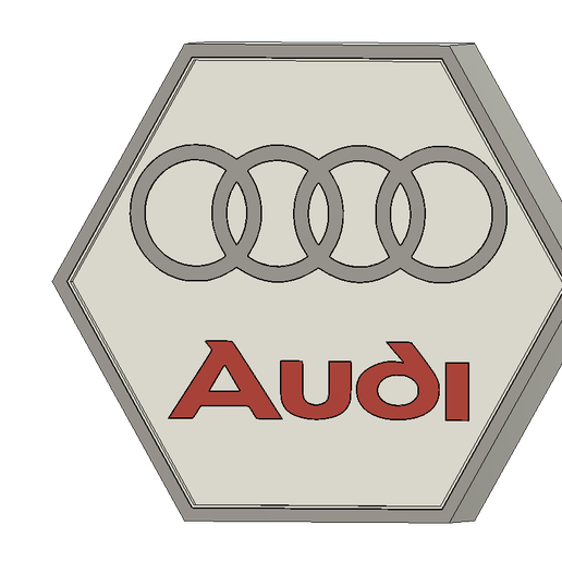audi logo lamp 3D model