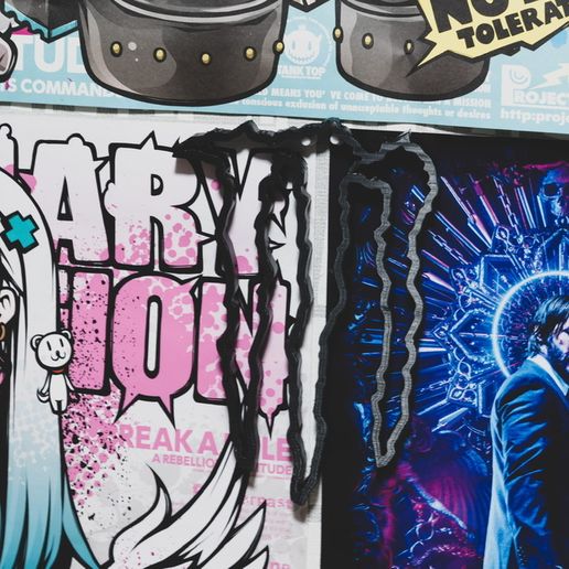 Download free 3MF file Monster Energy Light Project • 3D printing