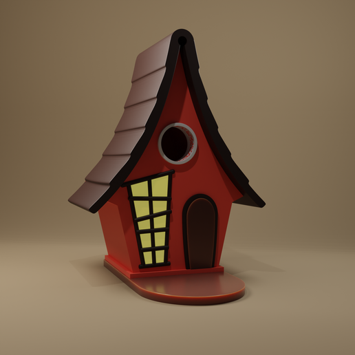 STL file Witches bird house 🐦 ・3D print design to download・Cults