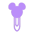Mickey maus.stl Bookmarks for books - paper clips