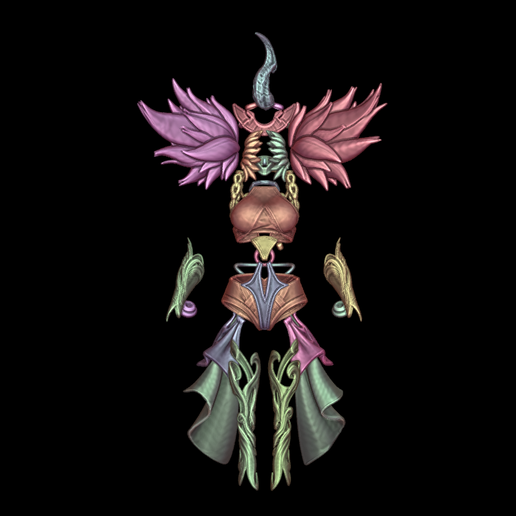 blender_Svrs9tA6VP.png Cosplay Storm Judicator Xiezhi Kostüm Marvel Rivals Volle Rüstung und Waffe und Requisiten Cosplay Kit, kitbash alles in einem