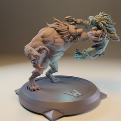testeferal02-COPIA.png STL file Feral Druid Fight - World of Warcraft・3D printer design to download, MagicHopper
