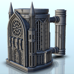 15.png STL-Datei Gotische Burg Würfelbecher (13)・Modell für 3D-Drucker zum Herunterladen, Hartolia-Miniatures