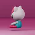 0006.png Hello Kitty Meditating | Yoga | Calm