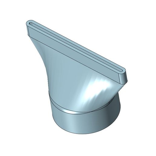 Babyliss Pro Falco air nozzle 3D model preview