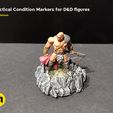 Practical Condition Markers D&D figures by 3Demon Practical Condition Markers for DnD figures