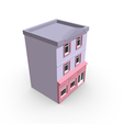 2.png Two Floor Building House with Shop