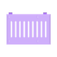 rpicasebottomv2.stl RPI 3B+ Gehäuse mit Klappe | Rpi 3b+ case