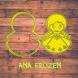 Diseño sin título-15.jpg Ana Frozen cookie cutter / cortador de galleta de Ana Frozen