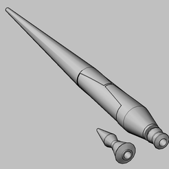 LANCE-1.png Datei STL HG Lanze・Design für 3D-Drucker zum herunterladen
