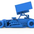 108.jpg Supermodified front engine Winged race car V4 Scale 1:25