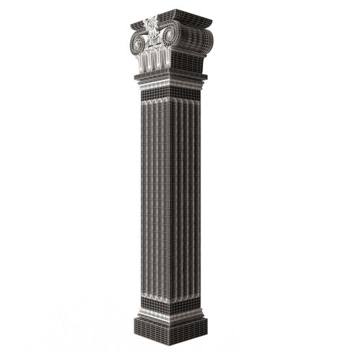 Wireframe-High-Column-Capital-01002-3.jpg Column Capital 01002
