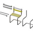 CH13-00.JPG Miniature garden chair mockup 3D print model