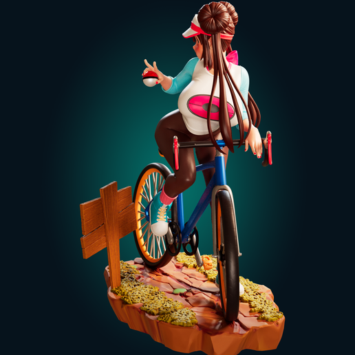 🐉 Rosa Pokemon Trainer 3d Print Model・ 3D File for 3D printing・Cults