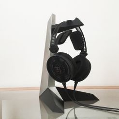 container_tanto-headphone-stand-3d-printing-75705.jpg Free STL file Headphone holder・3D printing design to download