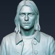 16.jpg Kurt Cobain portrait sculpture 3D print model