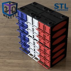tiroir_3x3_3.png STL-Datei Aufbewahrungsschubladen・Modell für 3D-Drucker zum Herunterladen, GT3DMakers