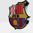 5.png FC Barcelona 3D Logo 3D model