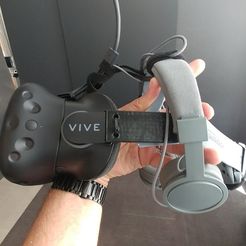 20170417_114210.jpg Free 3D file Vive Welding headgear adapter (headphone friendly)・3D print model to download