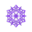 snowflake_set2_1.STL floco de neve