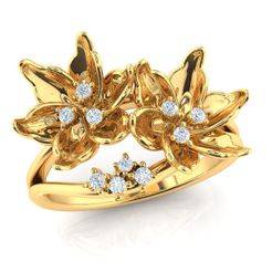 003_Render_CG-1_luxury-1_-White-Reflective_luxury-1_YellowGold_luxury-1_Diamond.jpg STL file Fancy ring・Design to download and 3D print
