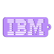 IBM-Keychain-by-loiseaucreatif.stl STL-Datei IBM Keychain kostenlos・Modell für 3D-Druck zum herunterladen