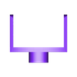 Camera_mount.stl Rifter 2 - custom nose for pan servo, m3 screws, and tank solo mount.