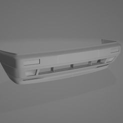 bumper_front.jpg STL file VW Golf GTI mk2 - Bumpers 1/43 - 1/24 - 1/18 (Scalable)・3D printable model to download, autobahn86