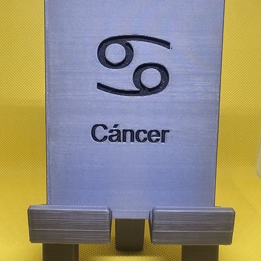 Atril para celular estilo caballete – Cáncer