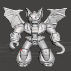 battlebeastsbat1.jpg Archivo STL BattleBeasts Bat 1987 pvc figura miniatura juguete・Modelo de impresión 3D para descargar