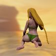 wip6.jpg princess zelda - swimsuit - hyrule warriors 3d print figurine 3D print model