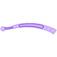 handle bottom L.stl CS:GO Butterfly Knife (No Screws Needed) - Balisong trainer