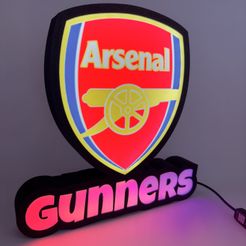 IMG_6150.jpg Fichier STL Lampe led Arsenal・Design à télécharger et à imprimer en 3D