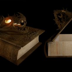 rybuf.jpg Файл STL светящийся дракон в гробу・Модель для загрузки и 3D печати