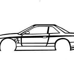 s13-silvia.jpg STL file 240SX s13 wall art・3D printer model to download