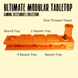 rendershow___.png Ultimate Modular Tabletop Gaming Accessories Collection: Square tray