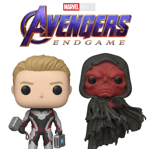 Captain America 🇺🇸 & Red Skull Funko Pop Pack – Avengers: Endgame