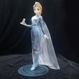 3 (5).jpg ELSA BLUE DRESS MODEL FOR 3D PRINT FROZEN