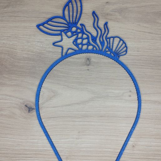 Mermaid hairband - shell, starfish & tail