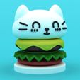 1.jpg Introducing the Adorable Kawaii Cat Dismantlable Burger - A Fun and Whimsical 3D Printing Project!