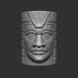 01.jpg Aztec face Coffe - Tea - Milk mug 3D Model