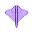 Jump Bomber.stl Warden light sci-fi close air support and bomber (presupported)