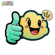81_cutter.png THUMBS UP EMOJI CHARACTER COOKIE CUTTER MOLD