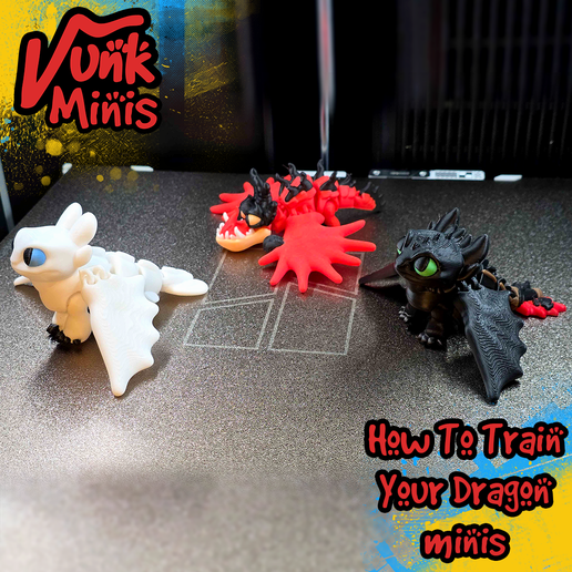 httyd10.png How To Train Your Dragon Mini Pack MultiColor Flexis