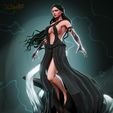 Nyx-side-45-demiZoomed-STL-Tinytrollz.jpg Goddess of Darkness Marvel Nyx