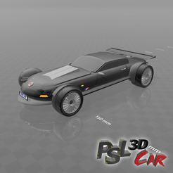 1.png Free STL file Psl 3D car N°1 "sport luxe"・3D printer model to download