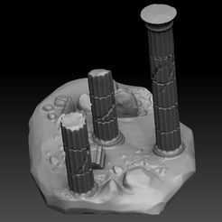 024938f39b494cfcc9c358fc2a4497f5_display_large.jpg Colonne de ruines romaines/grecques